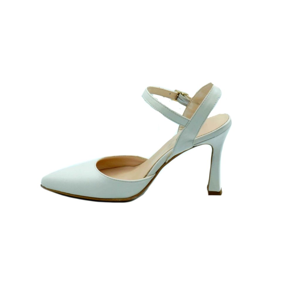 Lea Gu scarpa con tacco in nappa, chiusura sul collo del piede, tacco 90 mm Vendita