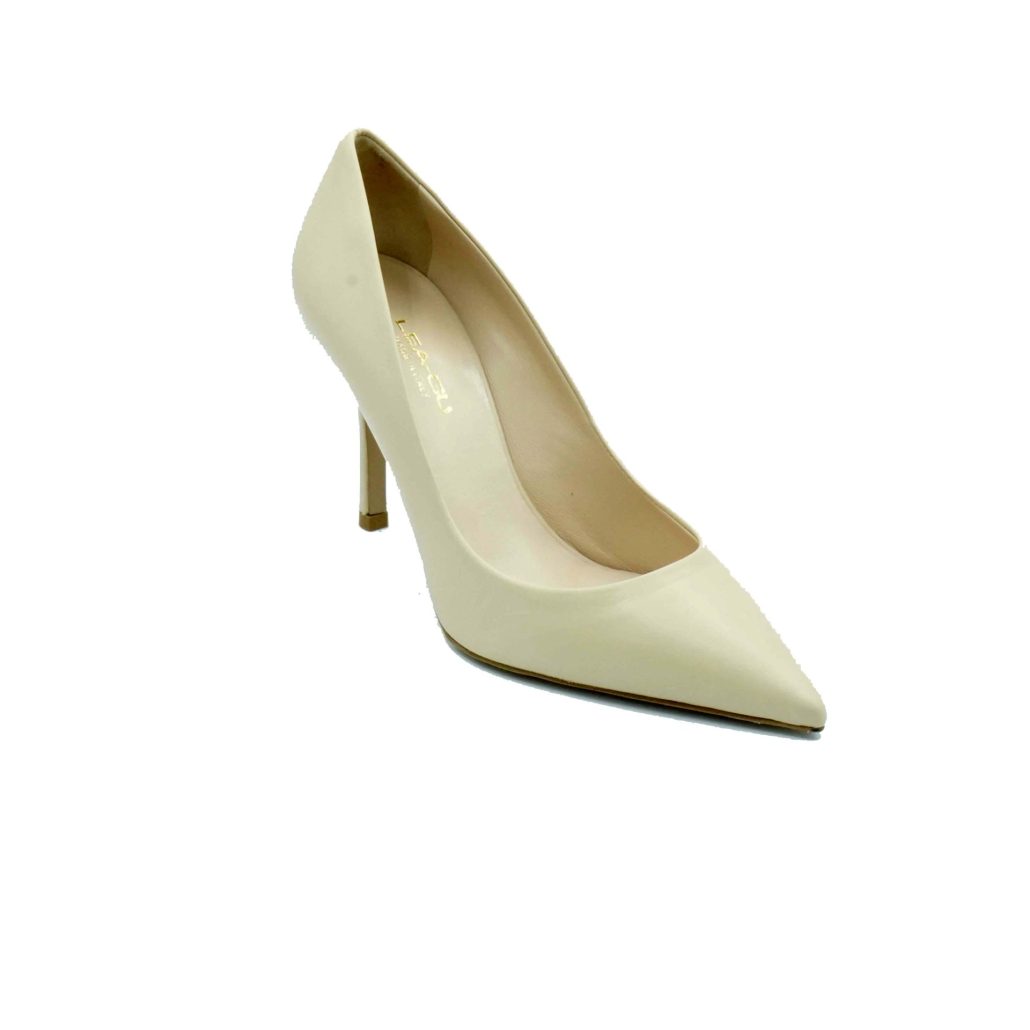 Lea Gu scarpa con tacco in nappa, tacco 85mm Soddisfazione Garantita