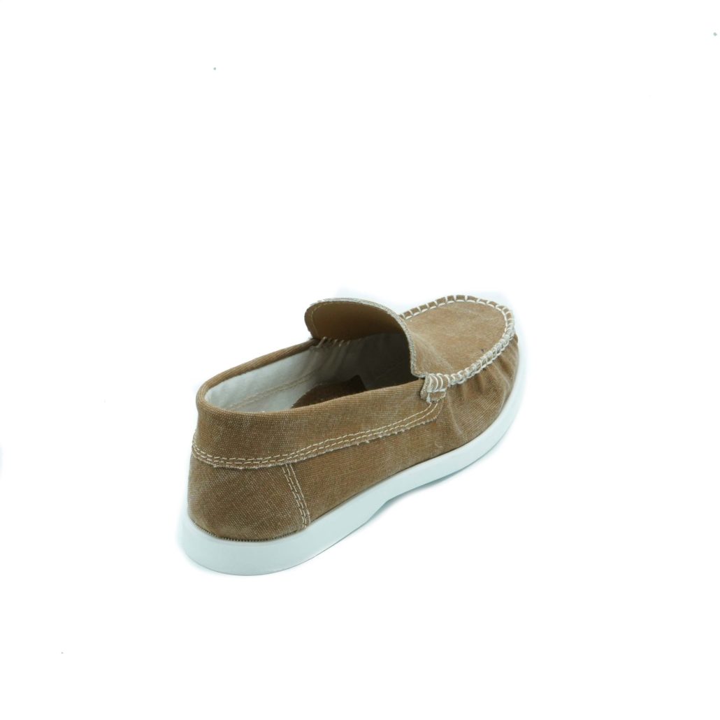 Lea Gu scarpa da barca in canvas, fondo gomma 15mm Qualità Garantita