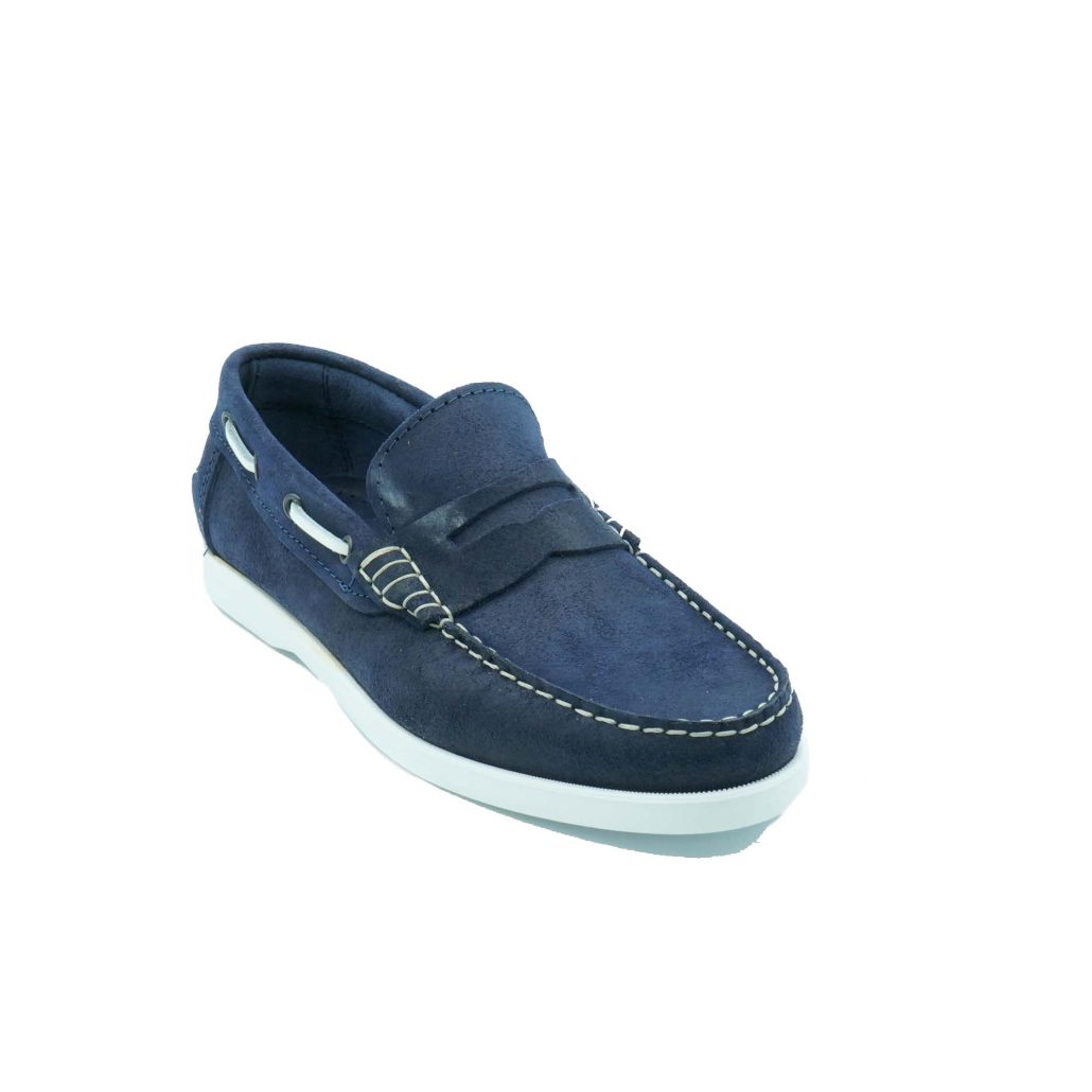 Lea Gu scarpa da barca in nappa, bocca di leone frontale, fondo gomma 15mm Acquista Ora