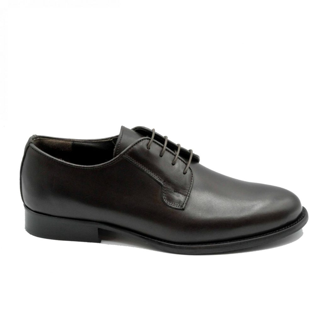 Lea Gu scarpa in nappa, allacciatura frontale, tacco 25 mm Consegna Veloce
