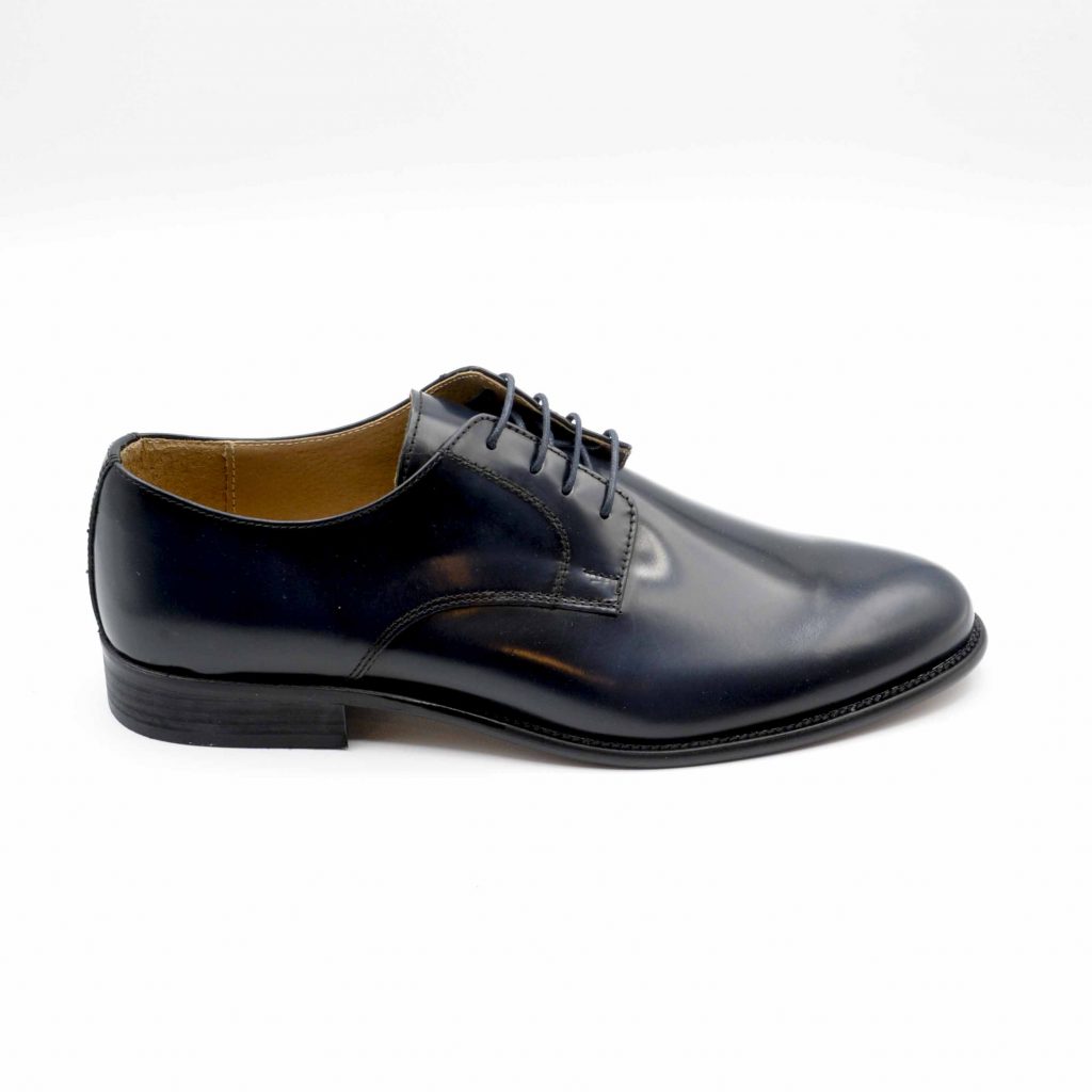 Lea Gu scarpa in vitello abrasivato con allacciatura frontale, tacco 25 mm Affare Del Giorno