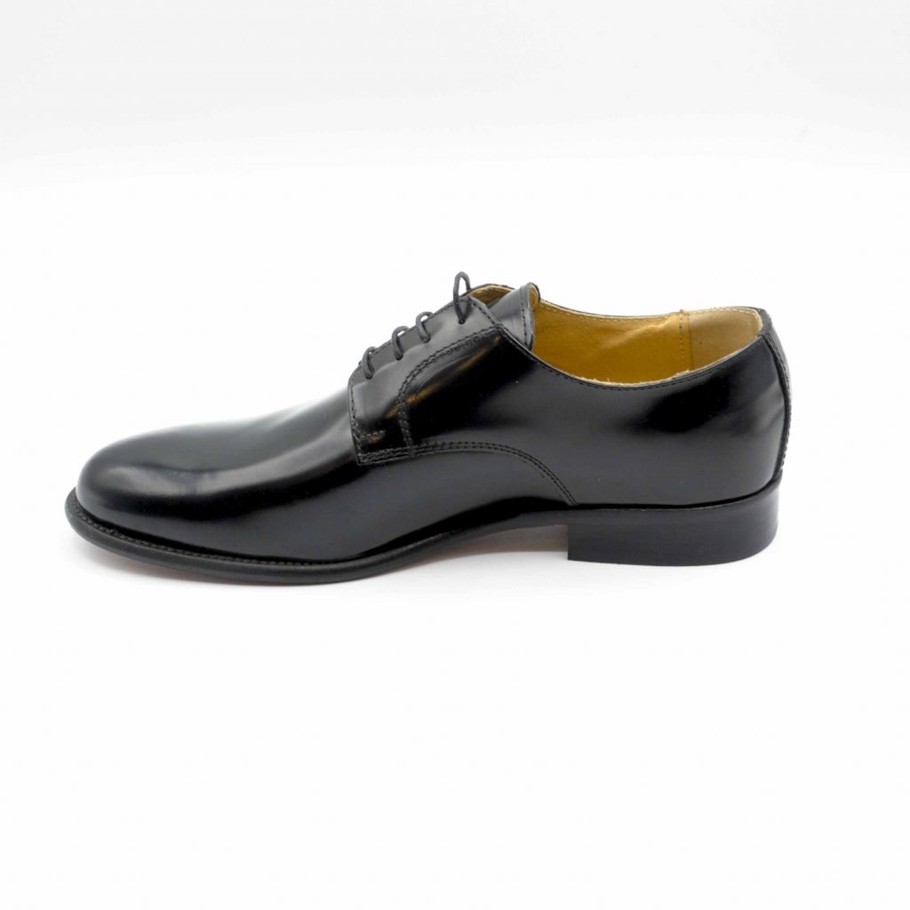Lea Gu scarpa in vitello abrasivato con allacciatura frontale, tacco 25 mm Affare Del Giorno
