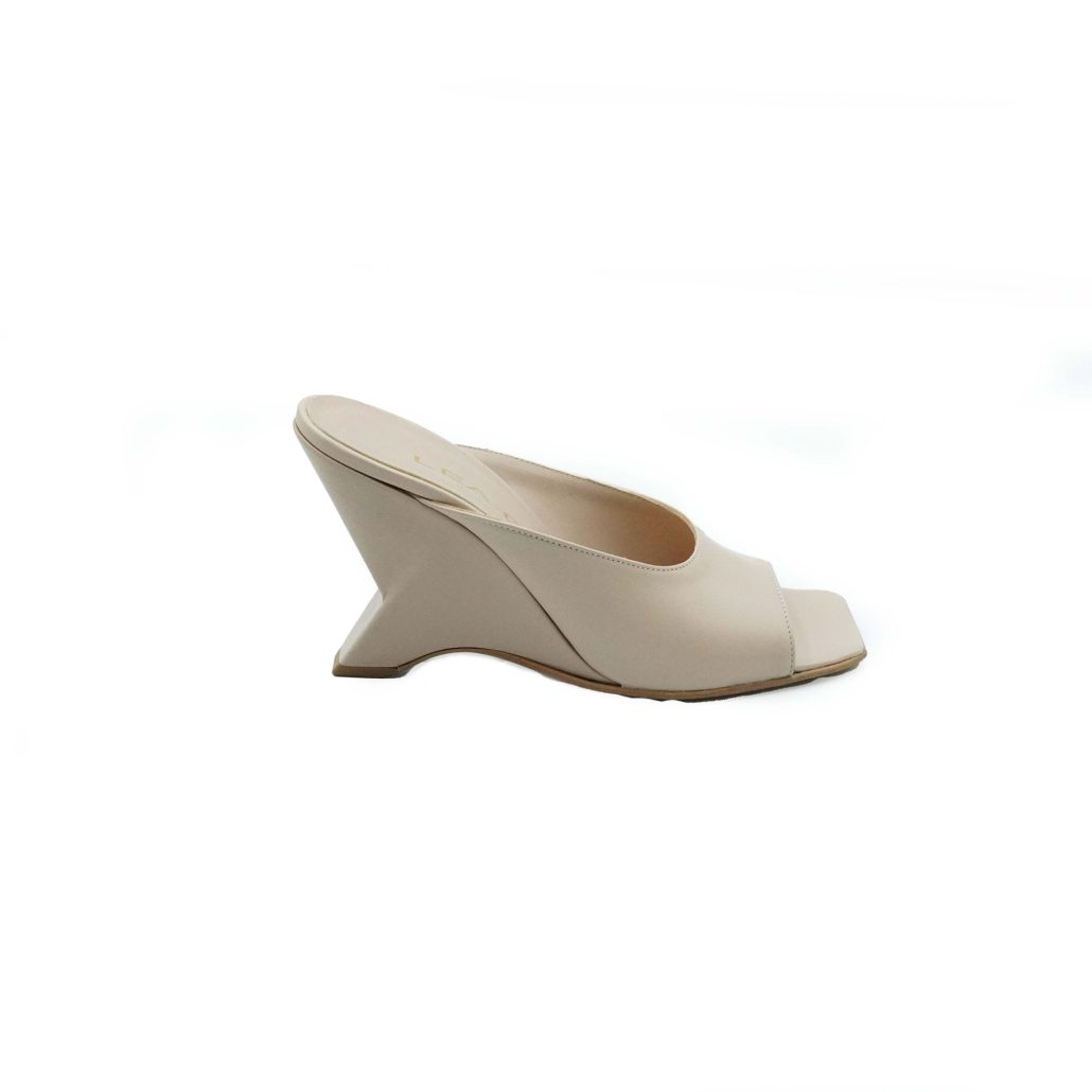 Lea Gu sandalo in nappa, fascia frontale, tacco 85mm