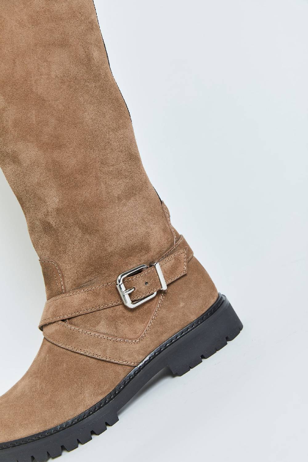 ﻿Kalliste K35 BIKER BOOTS VELOUR FANGO Sconto