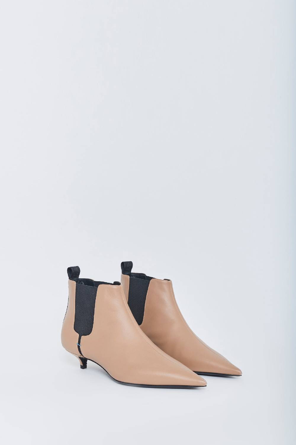 Kalliste K30 KITTEN HEEL BOOTS CAMEL Economico