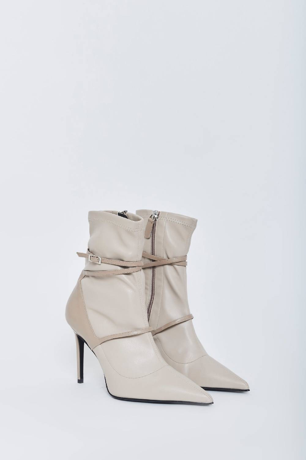 Kalliste K95 STRETCH ANKLE BOOTS OFF-WHITE Outlet