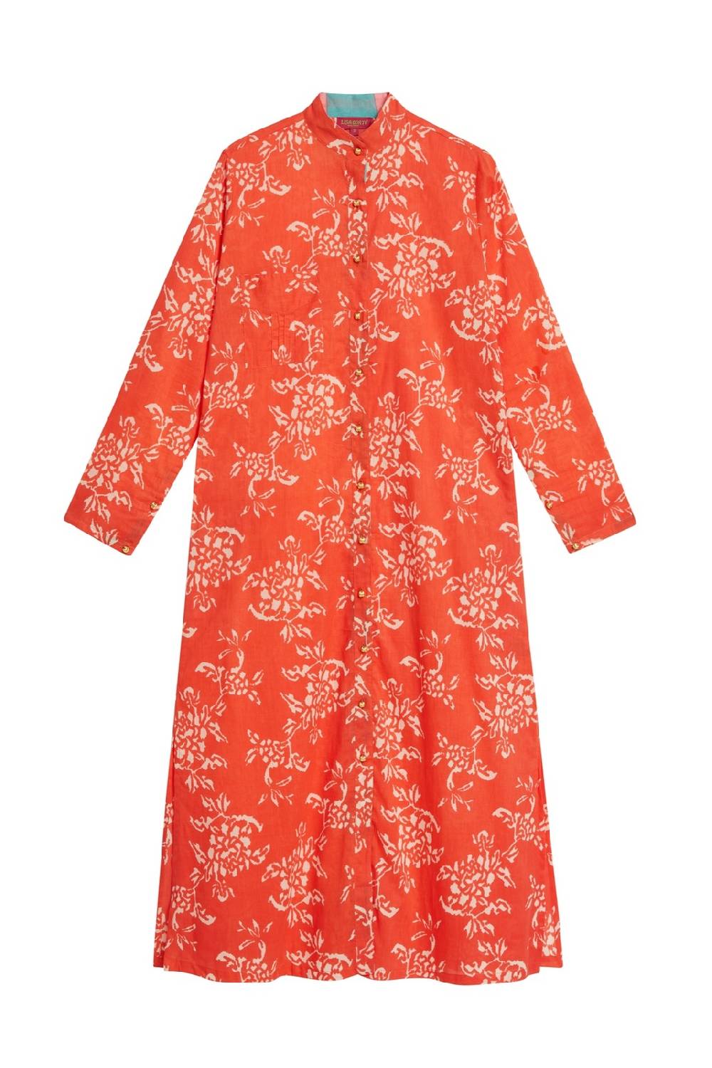 Lisa Corti kurta lunga aperta kandem design coral Offerta