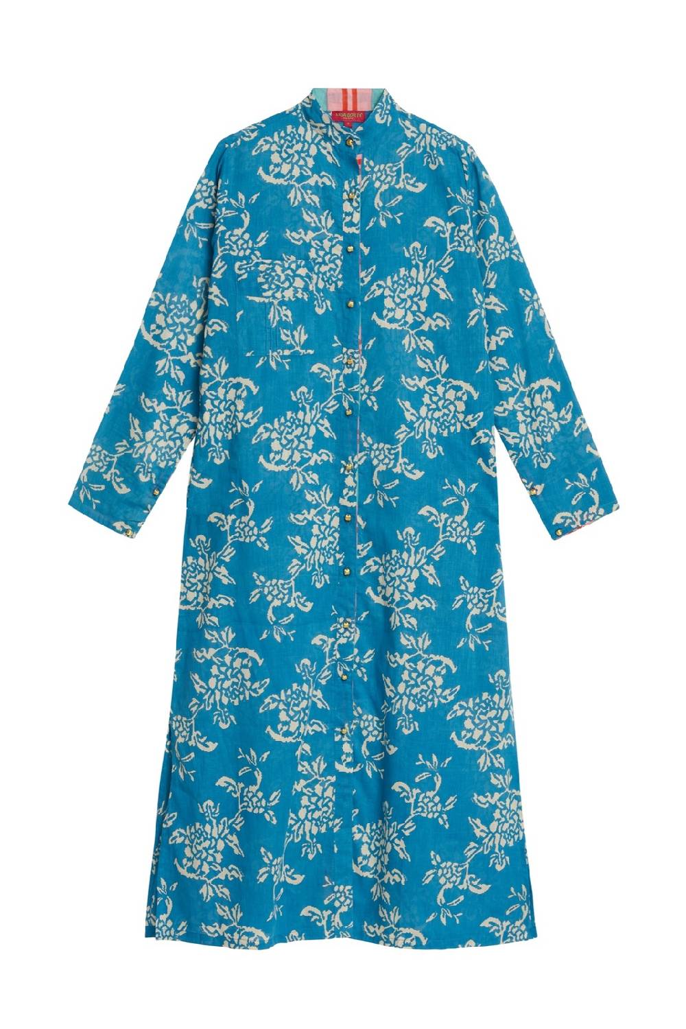 Lisa Corti kurta lunga aperta kandem design turquoise Online