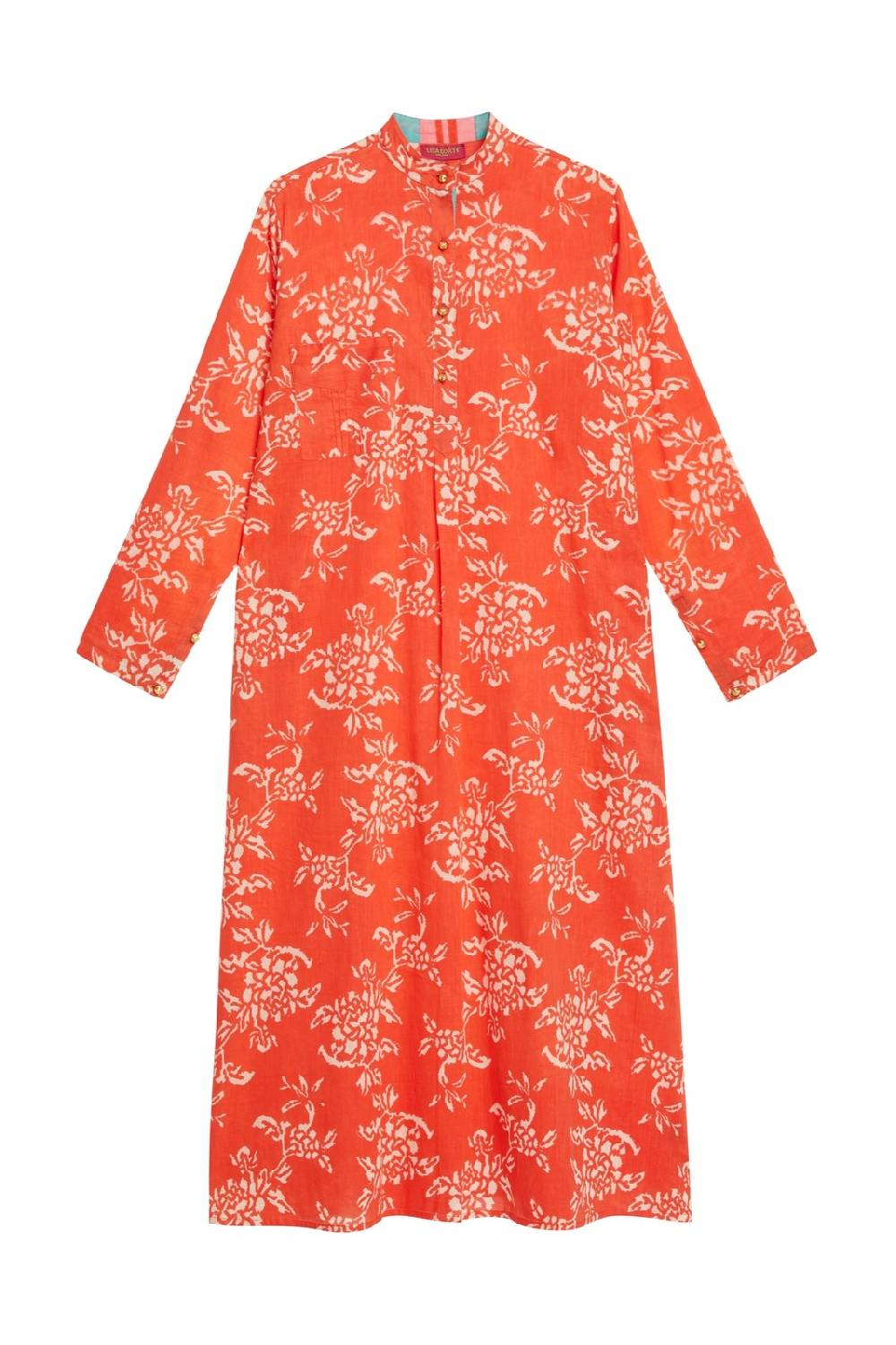 Lisa Corti kurta lunga kandem design coral Outlet