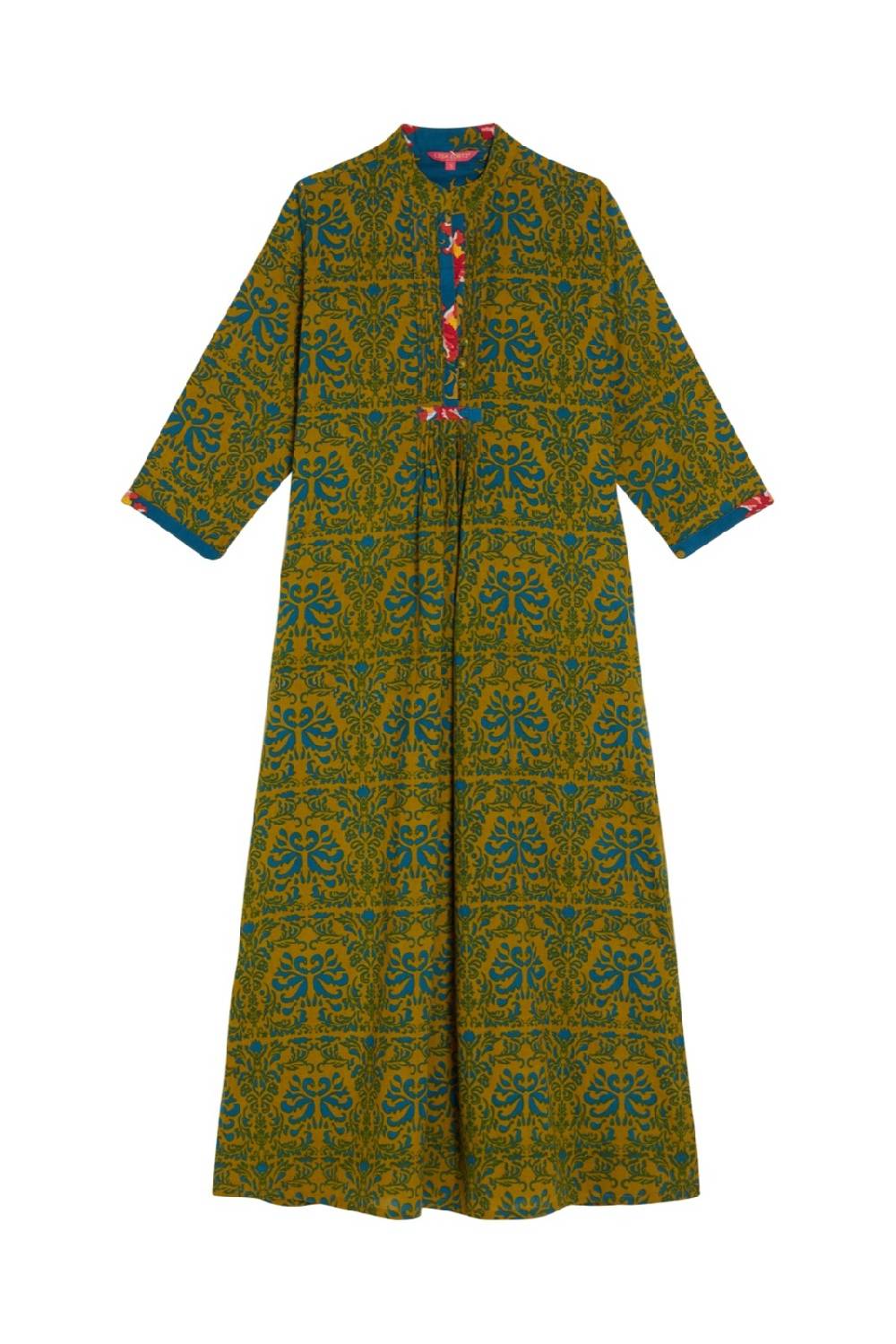 Lisa Corti caftano mirte tangeri damask olive green Hotsell