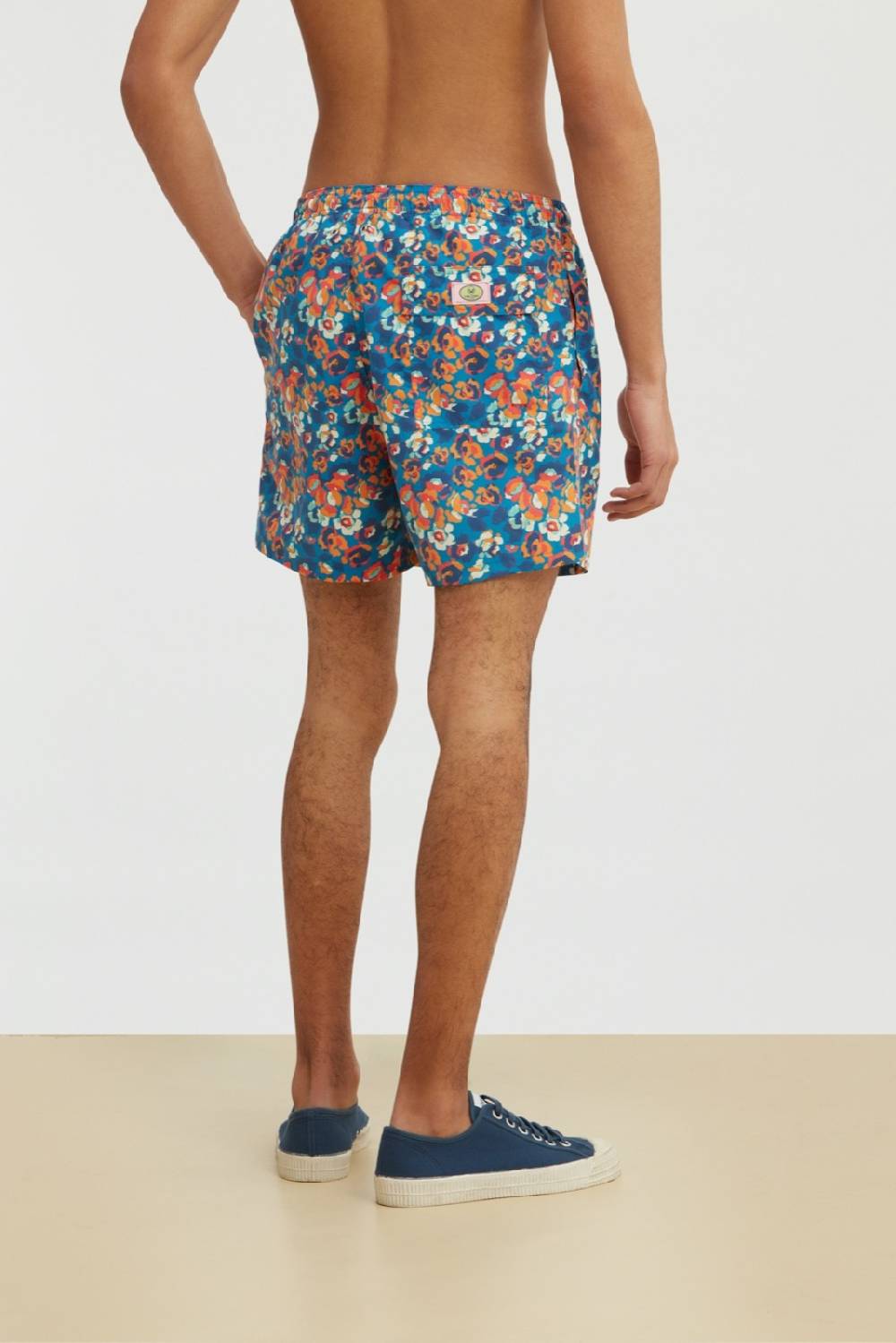 Lisa Corti costume patmos wax flower cobalt Saldi Di Fabbrica