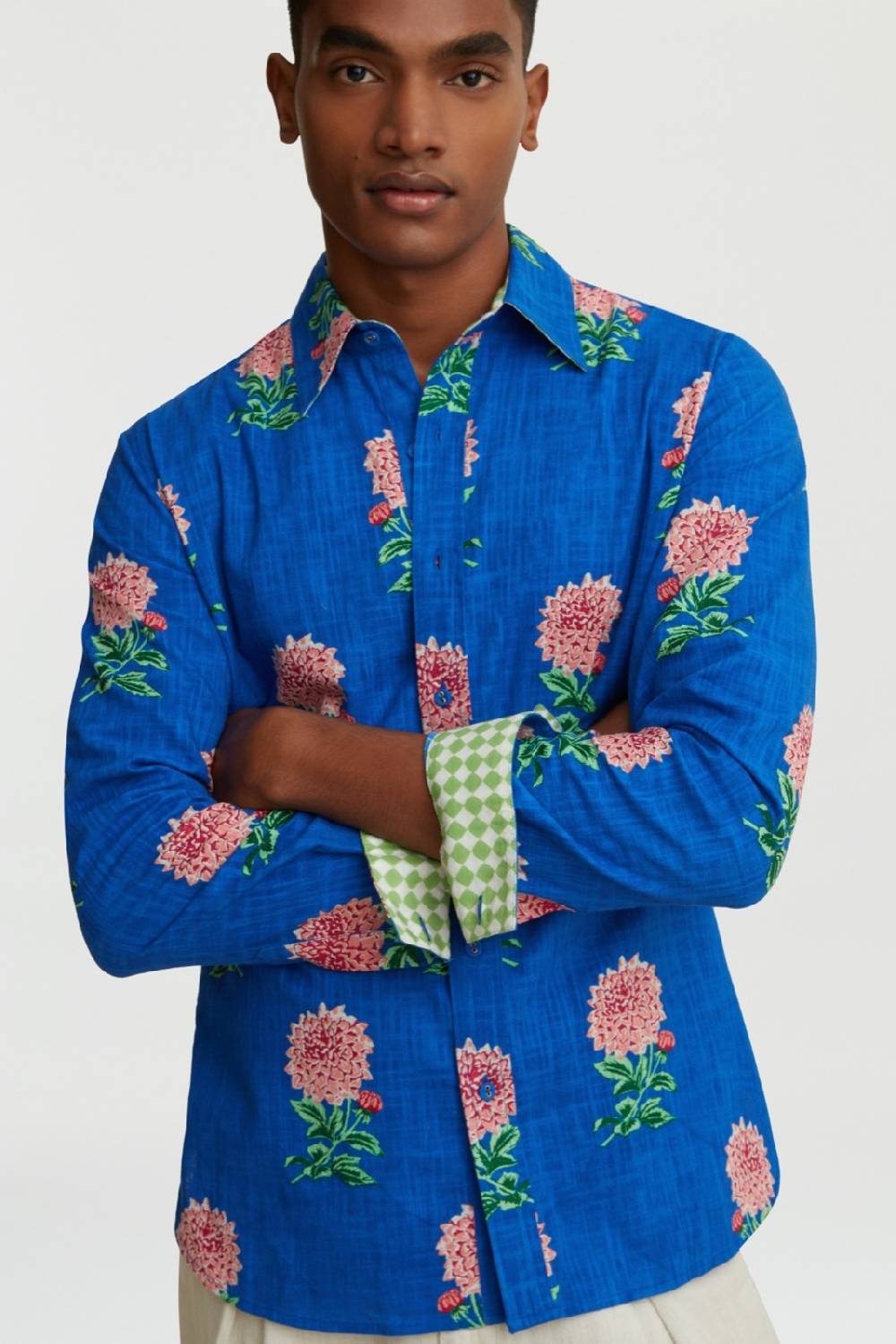 Lisa Corti camicia acapulco mamagoto royal blue Negozio online di fabbrica