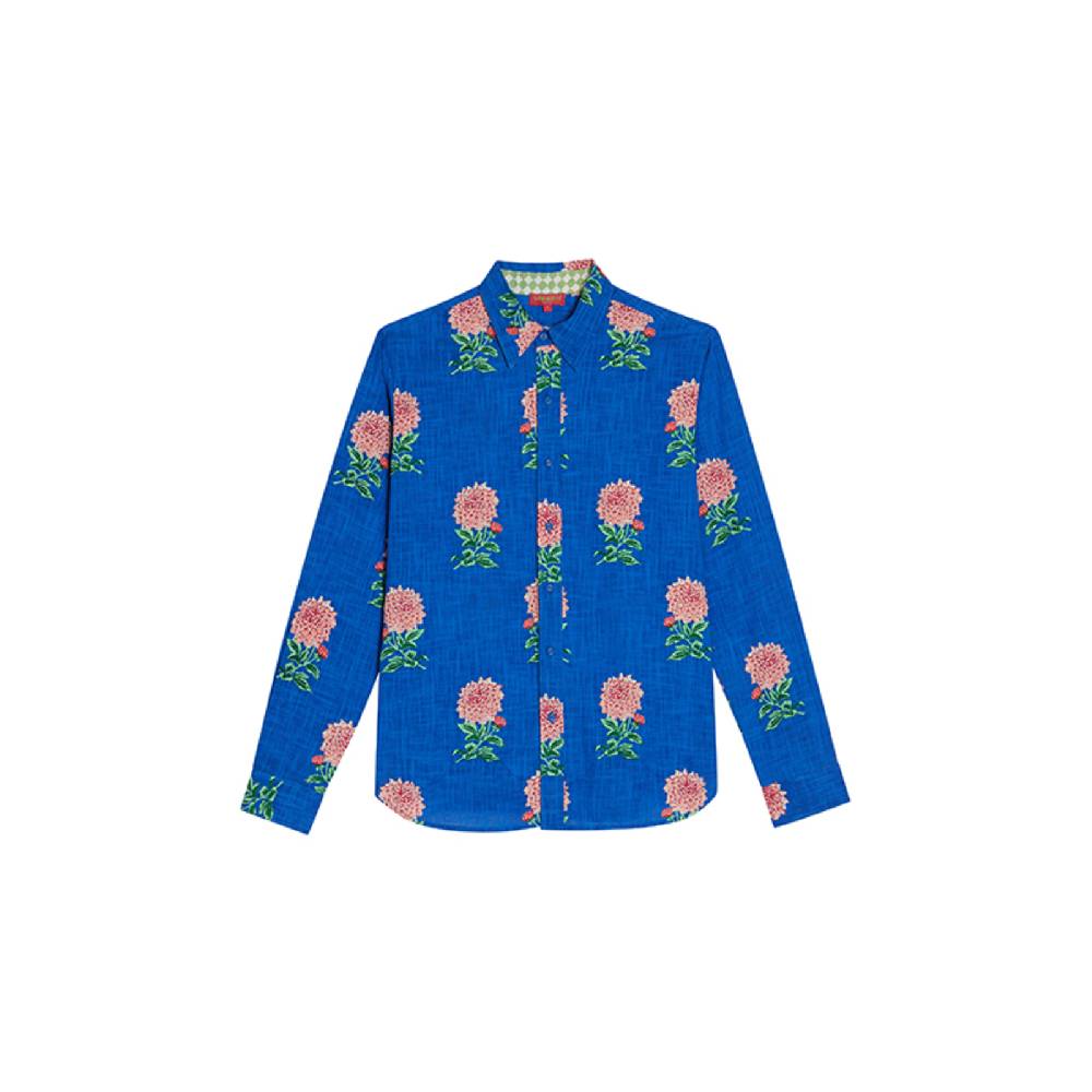 Lisa Corti camicia acapulco mamagoto royal blue Negozio online di fabbrica