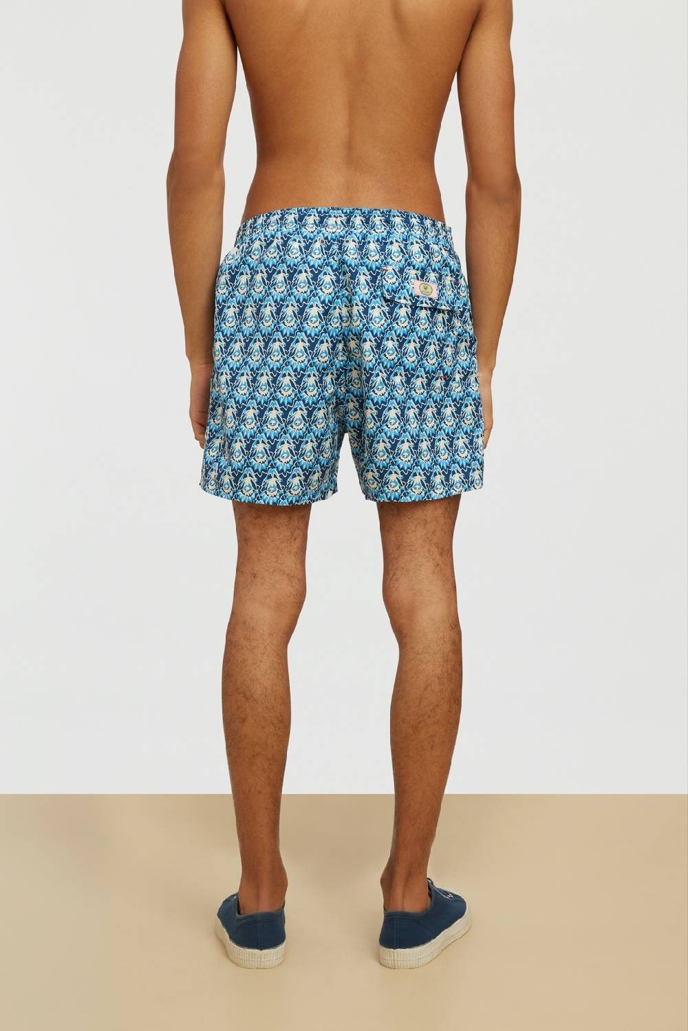 Lisa Corti costume patmos parrot blue Offerta speciale
