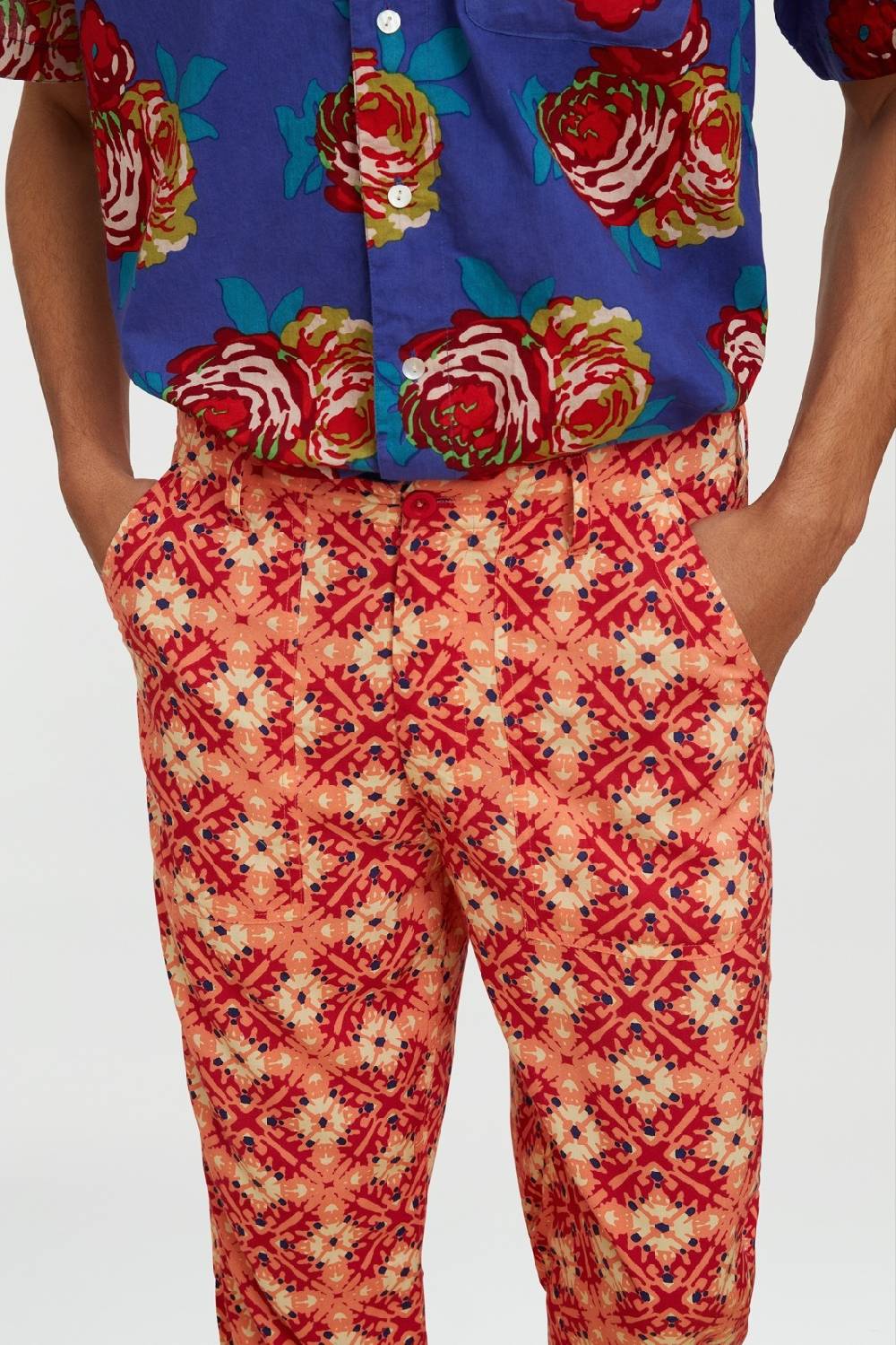 Lisa Corti pantalone dinghi marocco design red Shopping online