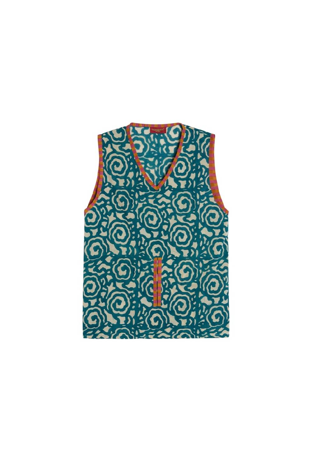 Lisa Corti top banyan spiral peacock natural Super sconto