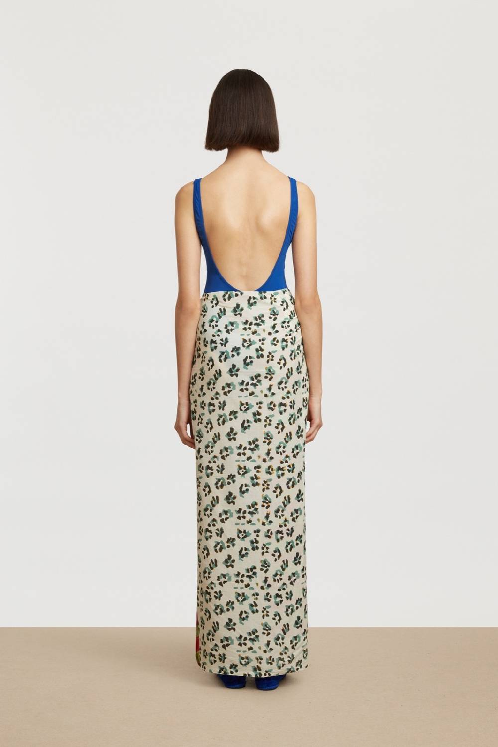 Lisa Corti pareo leopard stripes sky 50% di sconto con spedizione gratuita