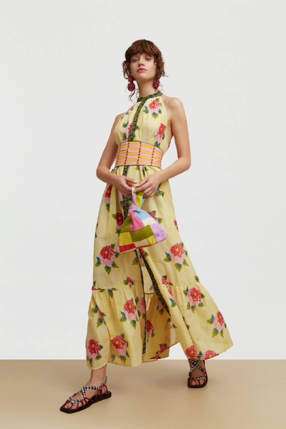 Lisa Corti abito ravi barwara light yellow In Linea