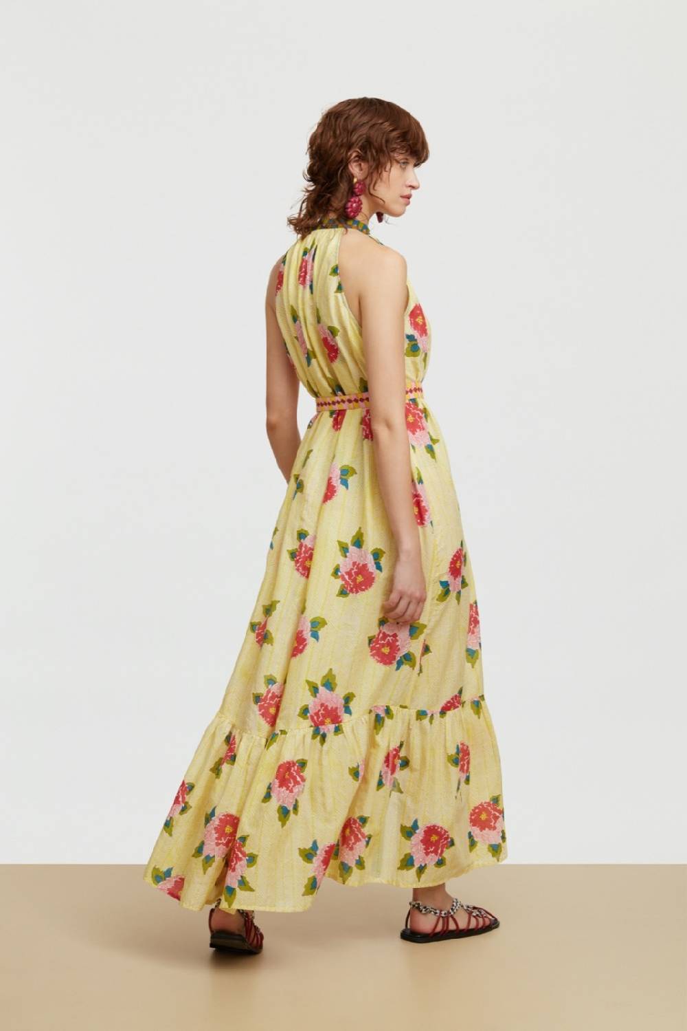 Lisa Corti abito ravi barwara light yellow In Linea