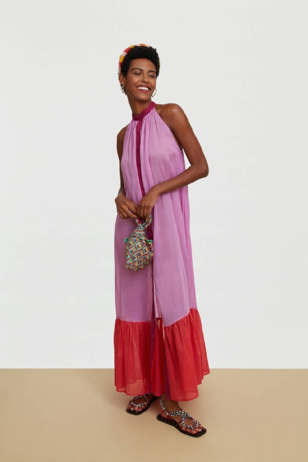 Lisa Corti abito ravi lilac Vendita