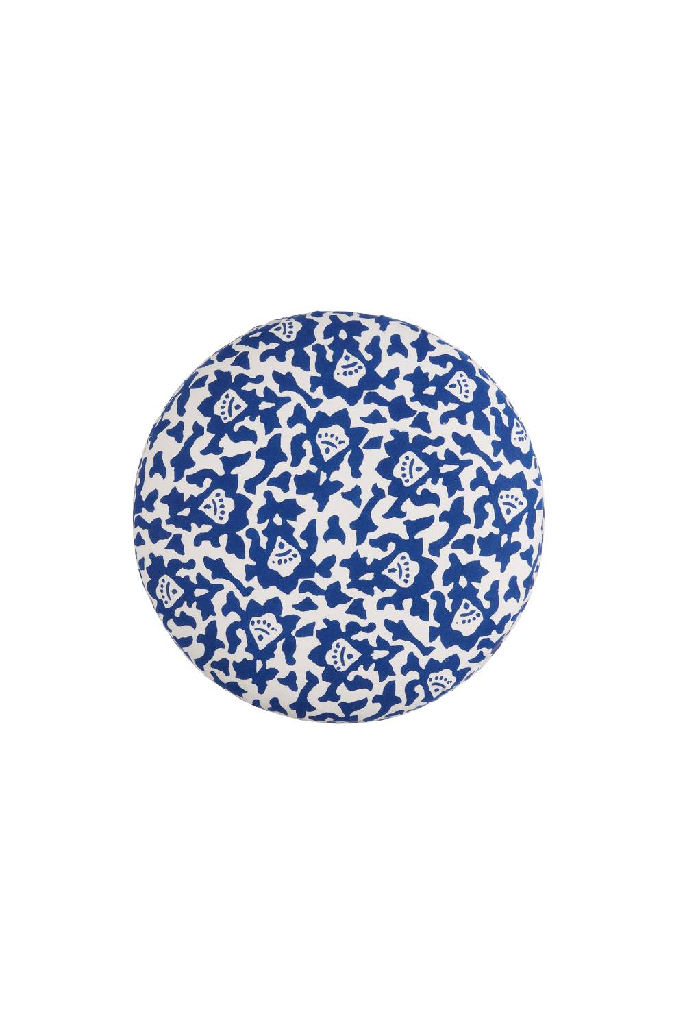 Lisa Corti pouf arabesque blue stripes blue natural Fino Al -60%