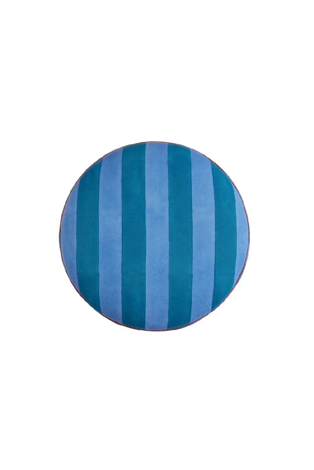 Lisa Corti pouf stripes ferozi sugar Sottocosto