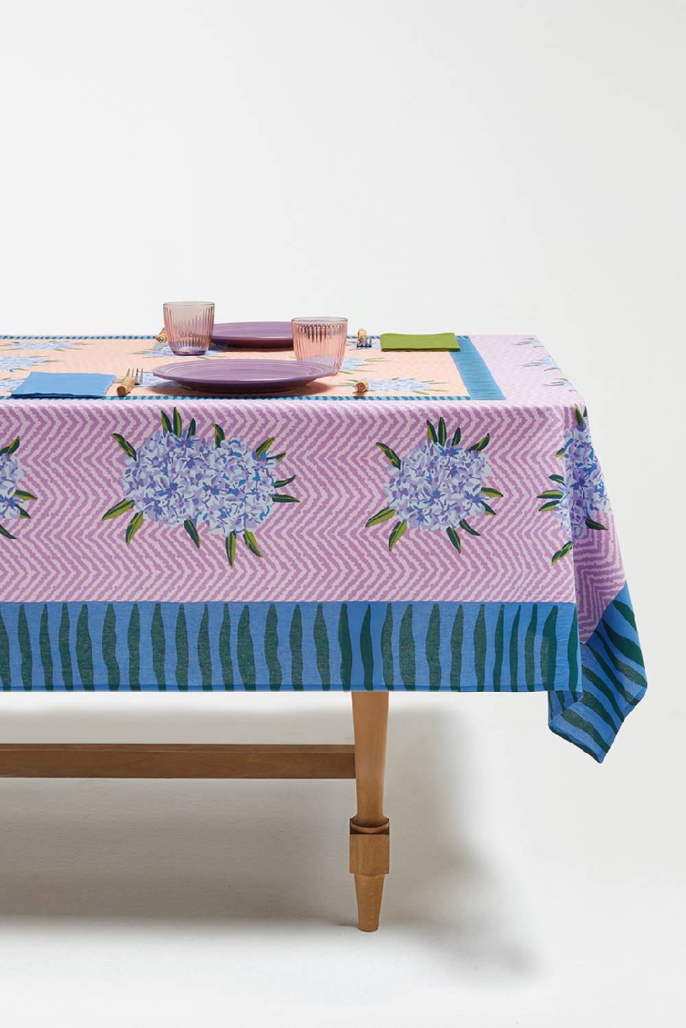 Lisa Corti telo cotone 140x240cm oleander lilac peach Hotsell