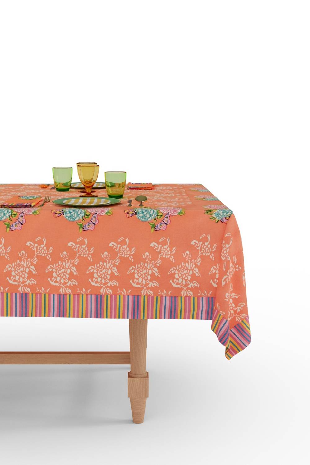 Lisa Corti telo cotone 180x270cm kandem queen peach I Più Venduti