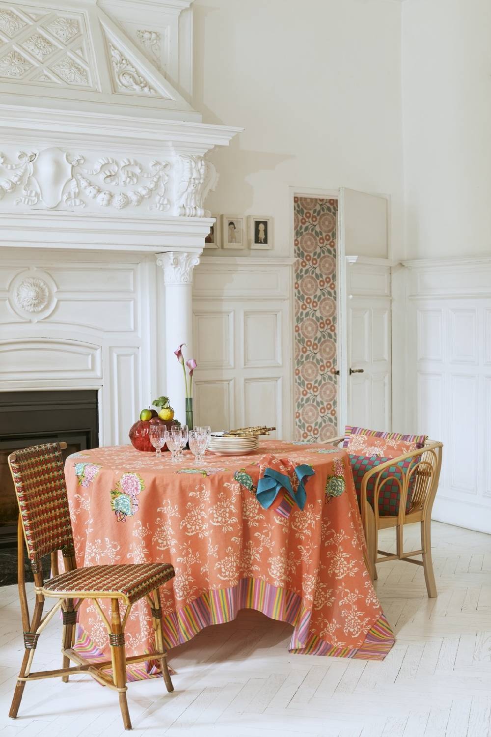 Lisa Corti telo cotone 180x270cm kandem queen peach I Più Venduti