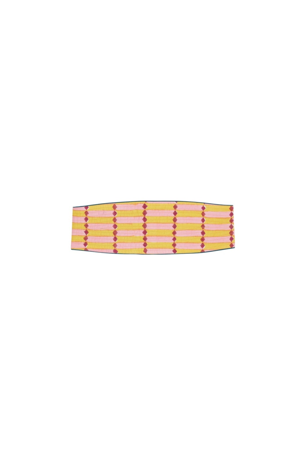 Lisa Corti cintura reversibile teena diamond stripes multicolor Fornitura limitata