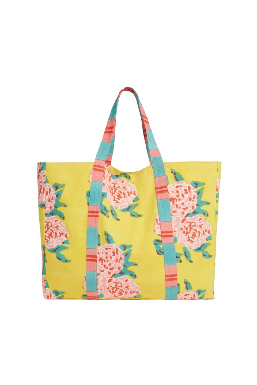 Lisa Corti borsa shopping leopard flower yellow Black Friday