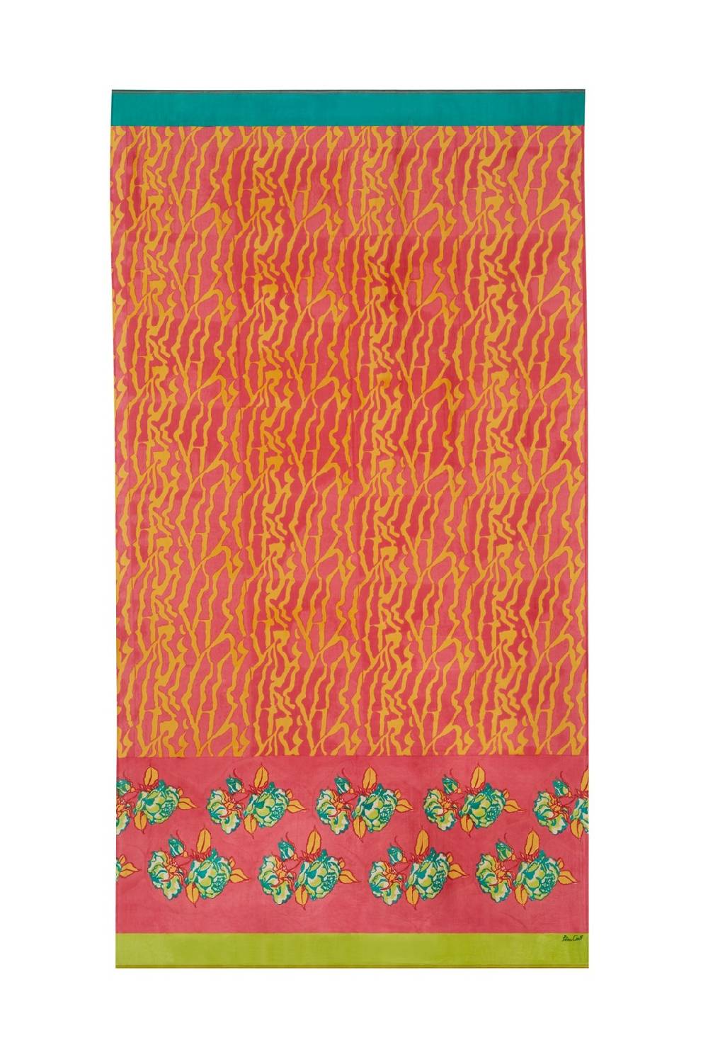 Lisa Corti scialle seta 100x200cm butterfly wing geranium Offerta natalizia