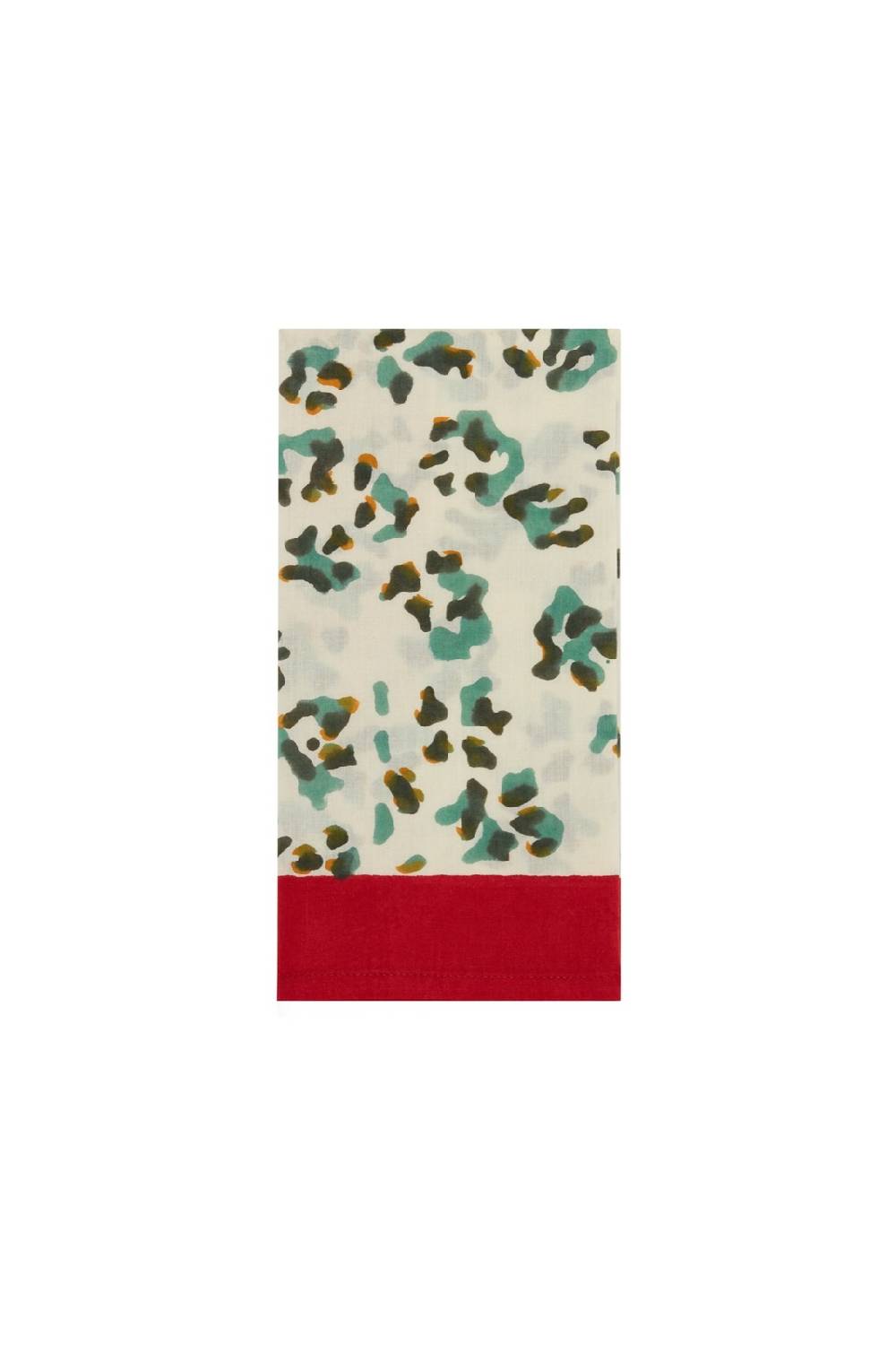 Lisa Corti tovagliolo cotone leopard touch sky Offerte speciali