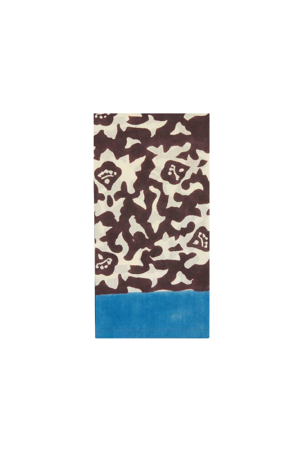 Lisa Corti tovagliolo cotone 50x50cm arabesque natural coffee Fino al 60% di sconto