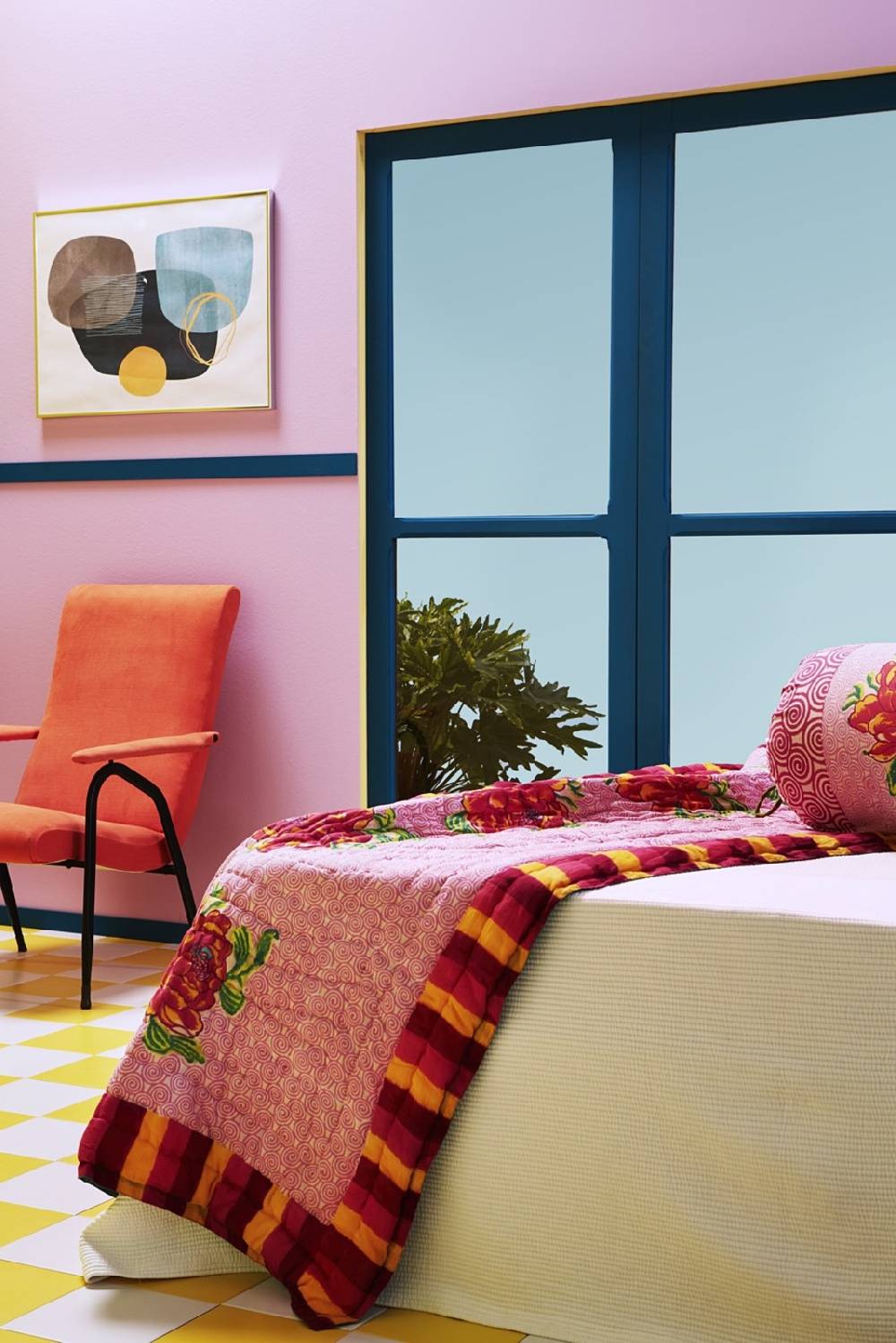 Lisa Corti trapunta reversibile 110x180cm camelia magenta pink Grande vendita
