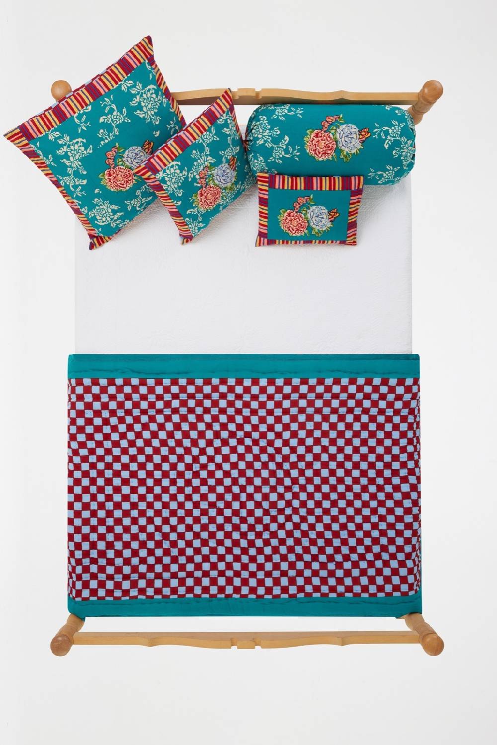 Lisa Corti trapunta reversibile 110x180cm kandem queen green Black Friday