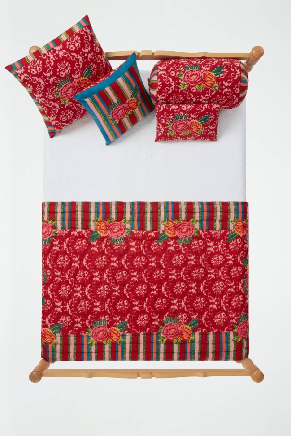 Lisa Corti trapunta reversibile 110x180cm love red Cyber Monday
