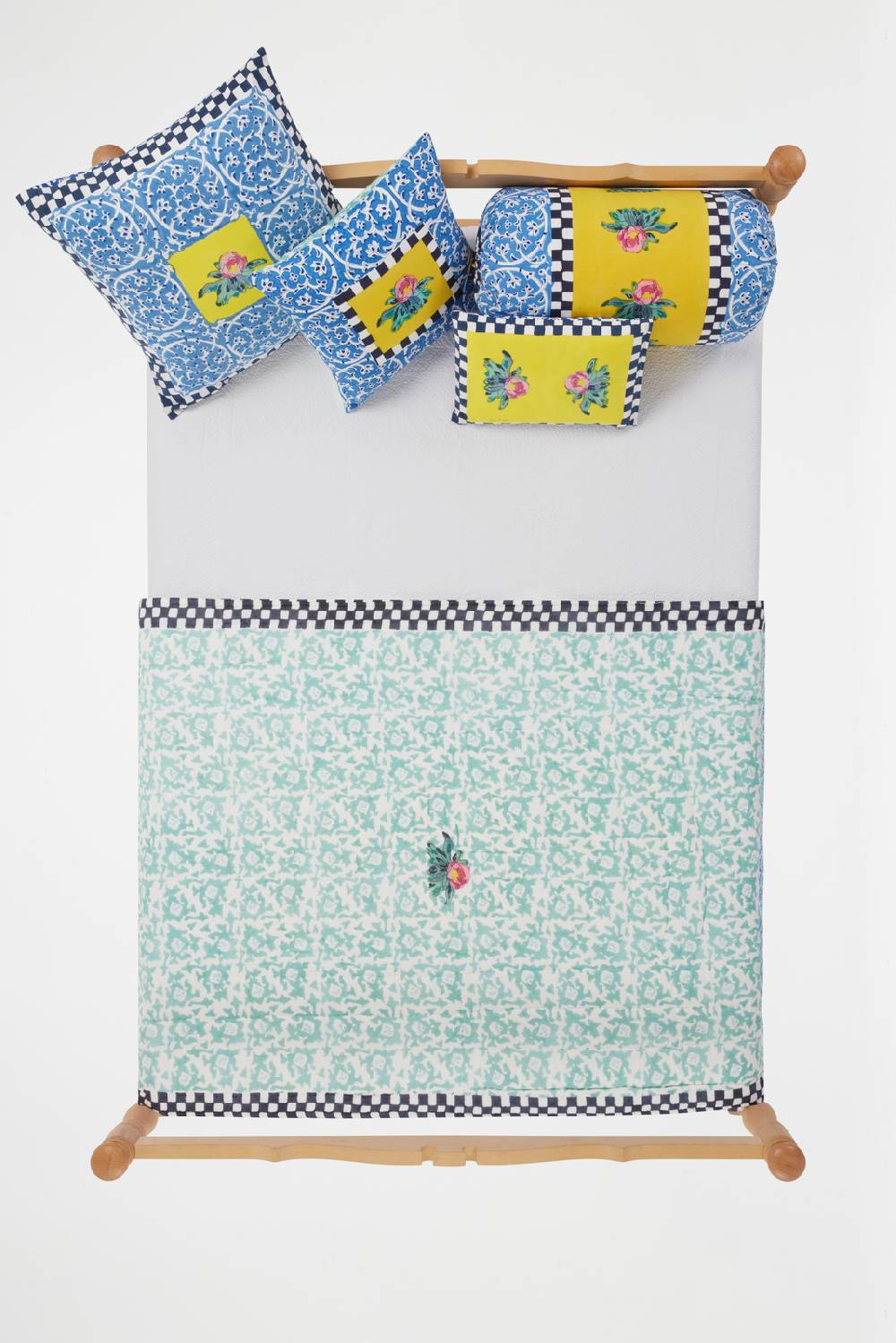 Lisa Corti trapunta reversibile 110x180cm tiles yellow Offerta Giorno del Papà