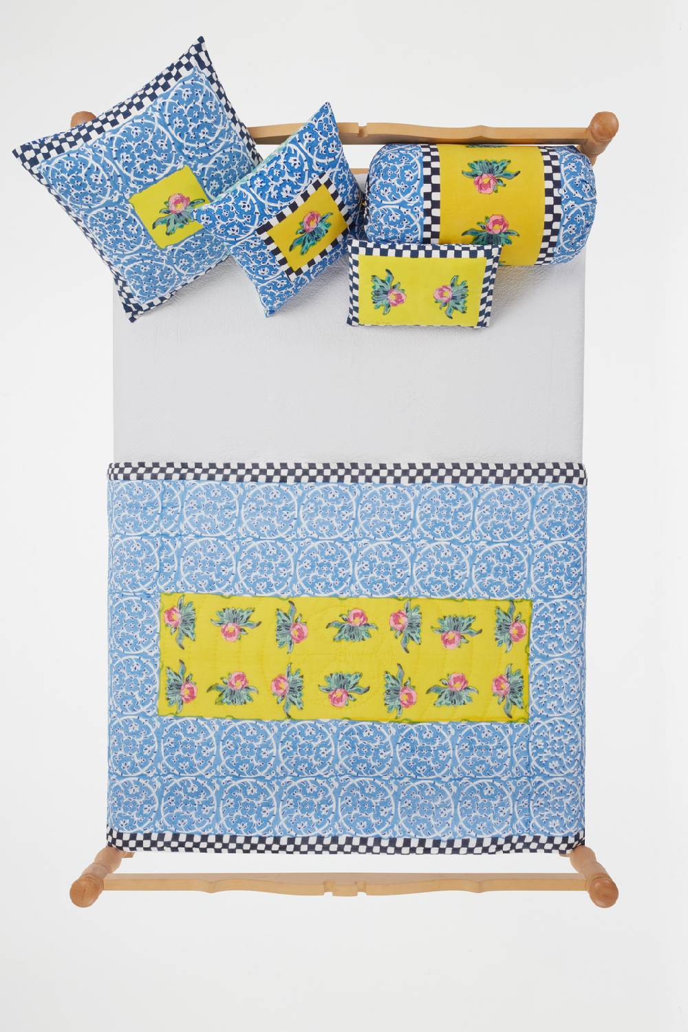 Lisa Corti cuscino cotone 30x40cm tiles yellow Offerte giornaliere