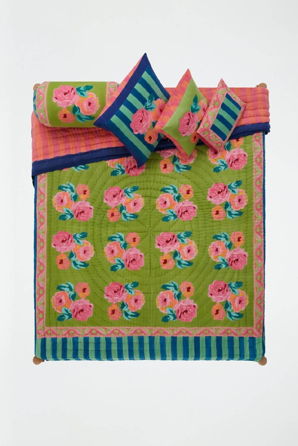 Lisa Corti cuscino cotone 30x40cm nizam acid green Offerte speciali