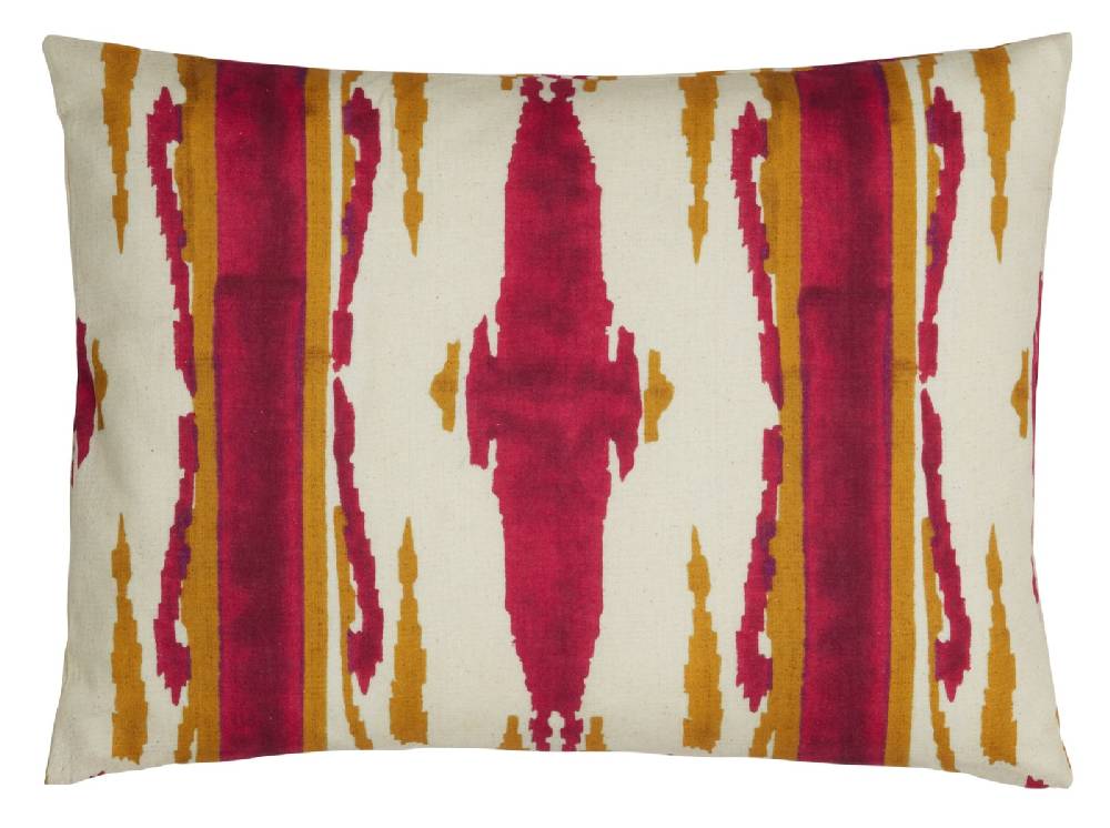 Lisa Corti cuscino cotone 30x40cm flame aubergine gold Sconti VIP