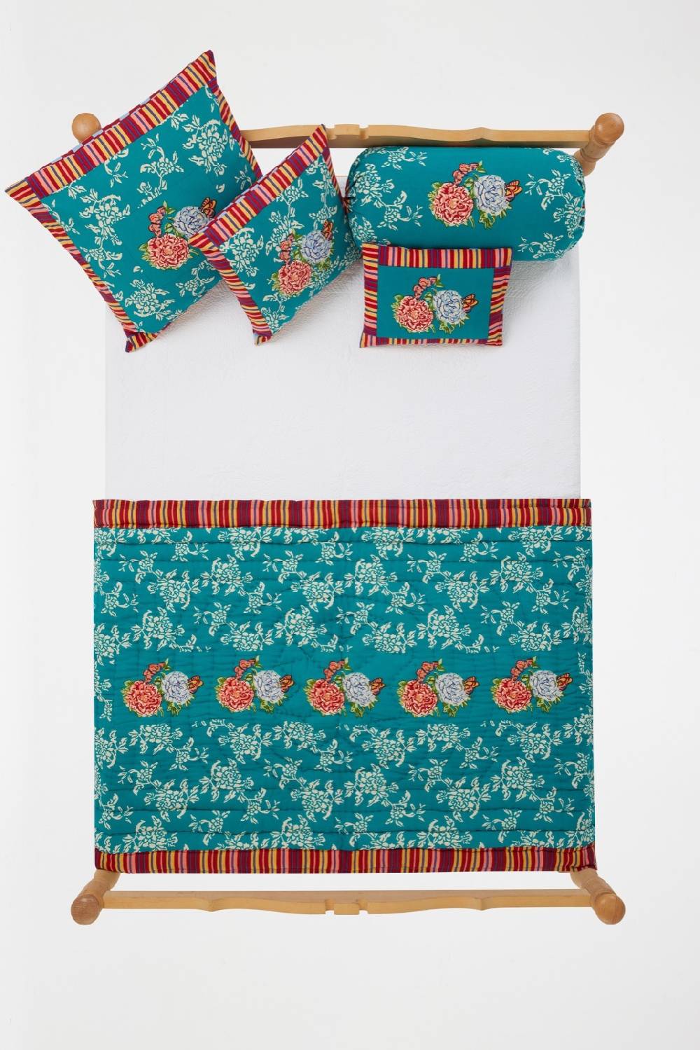 Lisa Corti cuscino cotone 30x40cm kandem queen green Super Saving Price