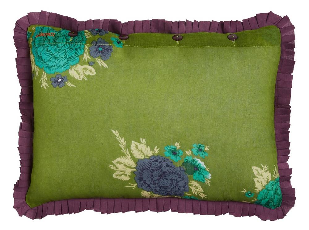 Lisa Corti federa organza 35x50cm big dahlia acid green Ultimi due giorni
