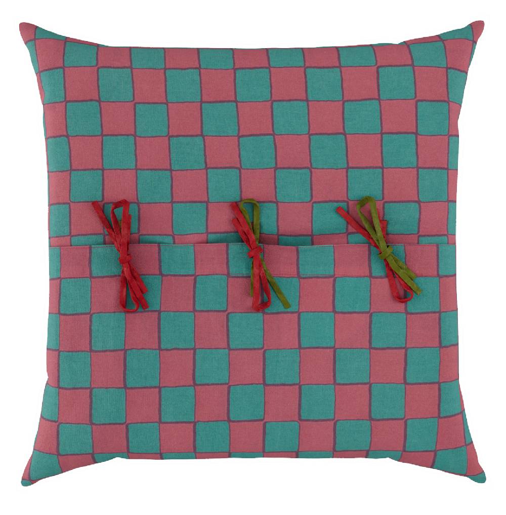 Lisa Corti federa cotone 45x45cm kandem queen peach Sostegno trimestrale