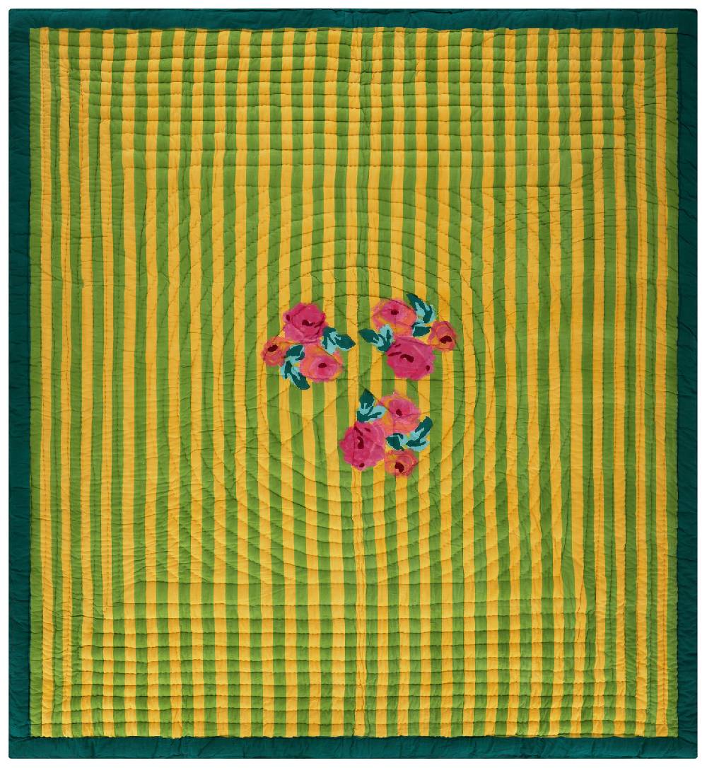 Lisa Corti trapunta reversibile 250x270cm nizam sulphur Esporta salva