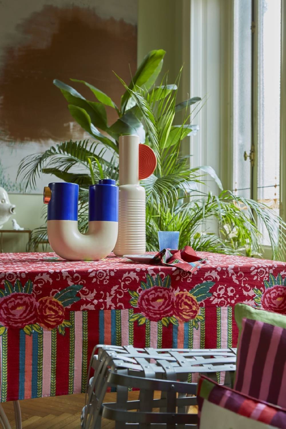 Lisa Corti telo cotone 250x270cm love red Offerta speciale della fabbrica