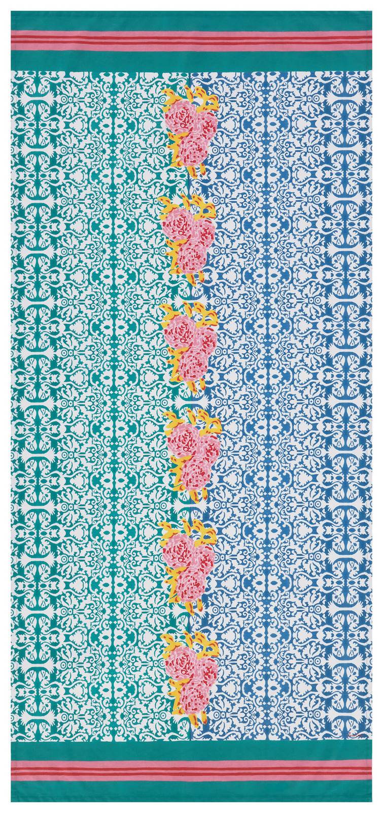 Lisa Corti tenda mussola di cotone 110x240cm dam dam veronese blue Offerta