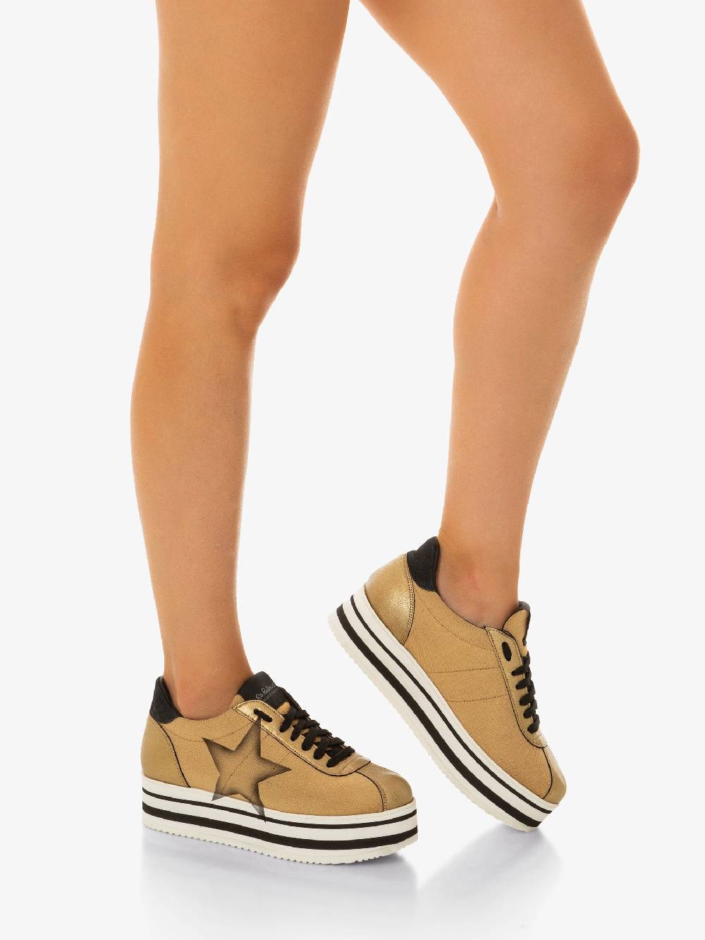 Nira Rubens Platform White Lady Active Gold - Stella Hotsell