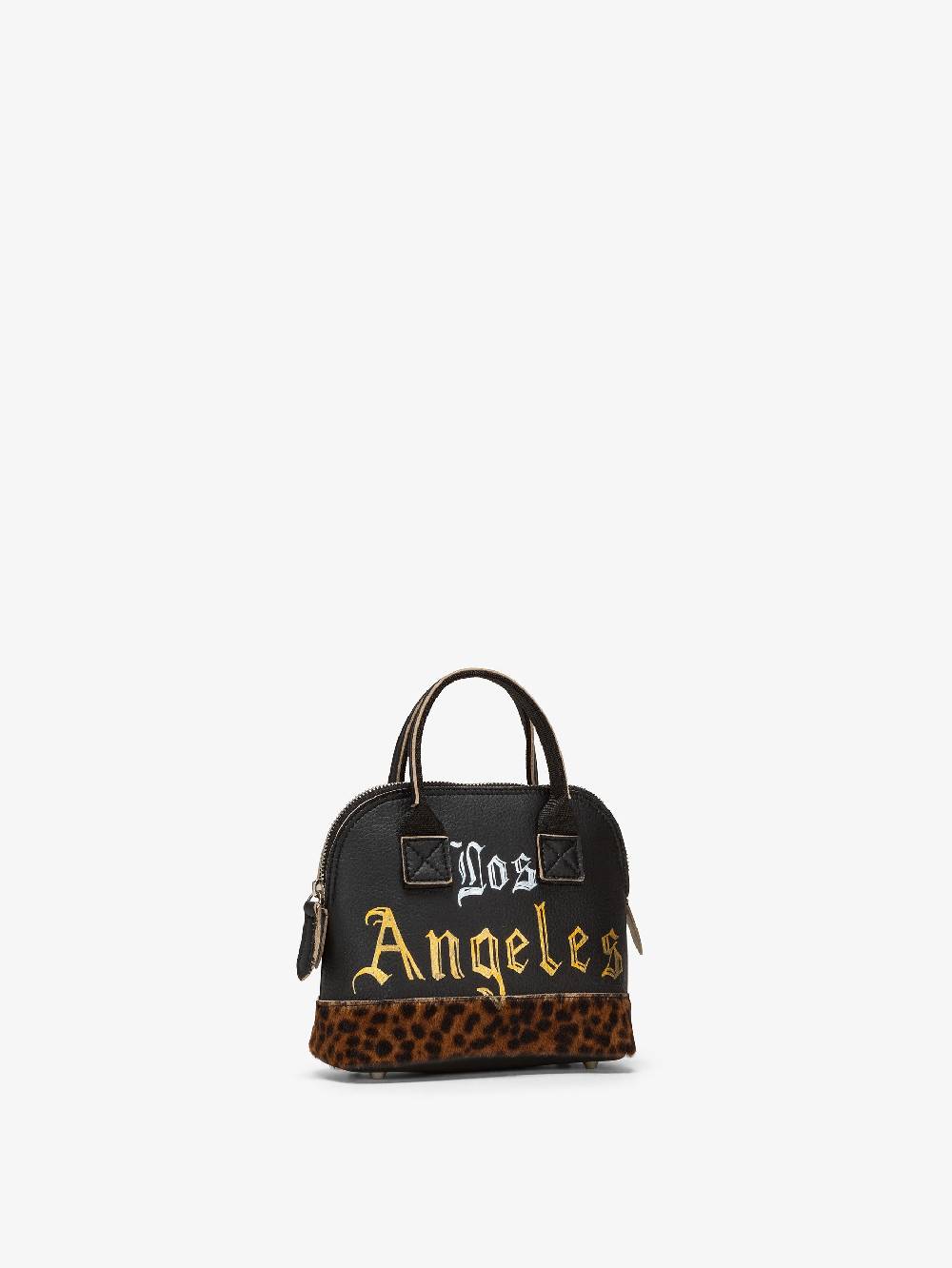 Nira Rubens TOY BAG - SAND FUR ANIMALIER LOS ANGELES PUNK Nuova